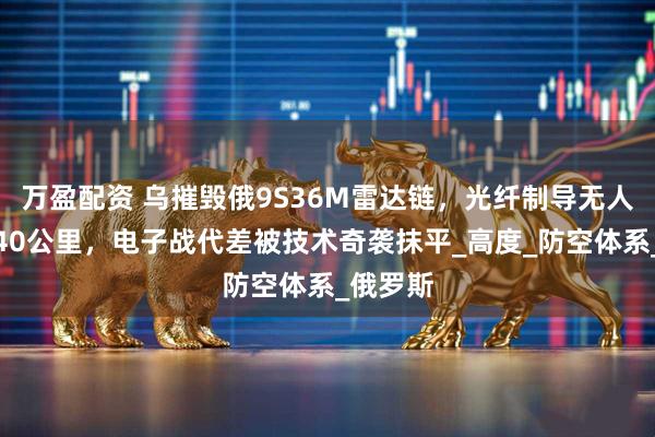 万盈配资 乌摧毁俄9S36M雷达链，光纤制导无人机狙杀40公里，电子战代差被技术奇袭抹平_高度_防空体系_俄罗斯