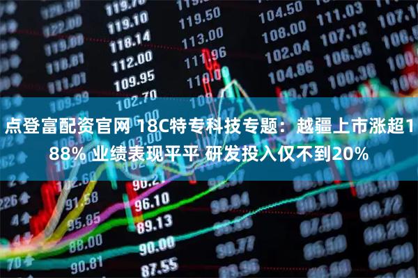 点登富配资官网 18C特专科技专题：越疆上市涨超188% 业绩表现平平 研发投入仅不到20%