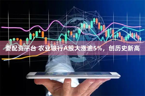 要配资平台 农业银行A股大涨逾5%，创历史新高